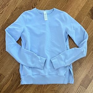 Ivivva Light Blue Pullover with Side Zips Size 10